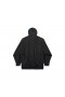 Men's Cut-up Hooded Shirt in Black