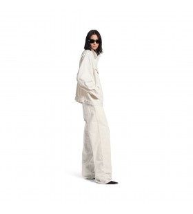 Women's Loose Fit Pants in White