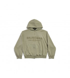 Naisten Vetoketjullinen Huppari, Regular Fit Armeijan Vihre&Atilde;&curren;