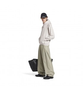 Uusi Balenciaga Takaisin Huppari Medium Fit-Off White