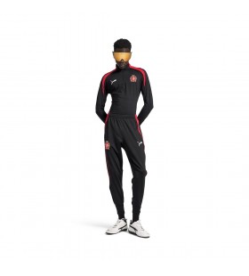 Balenciaga en Puma Half-zip-Top Musta/punainen