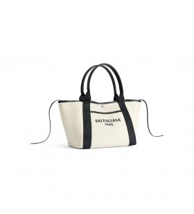 Naisten Biarritz Tote Bag Medium Natural/musta