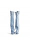 Les femmes du Nouveau Flex Over-the-knee Boot en Noir/Bleu ciel