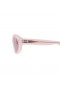 Women's Casino Round Sunglasses in Milky Pink