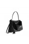 Rodeo Sac à main en Gros Grain cuir de Veau Noir