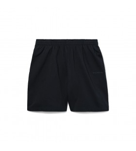 J'Aime Paris & Balenciaga Sweat Shorts en Noir Délavé