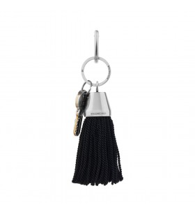 Women's Charm/keychain Pompom in Black