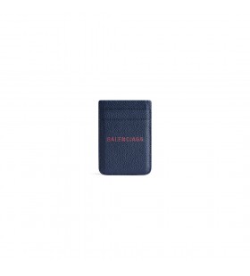 Men's Cash Magnet Card Holder in Navy/burgundy