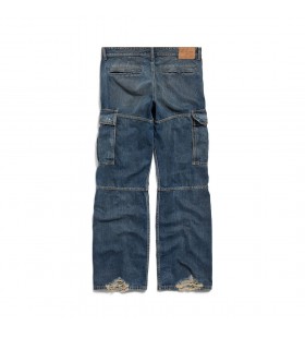 Les femmes Régulier Pantalon Cargo en Bleu