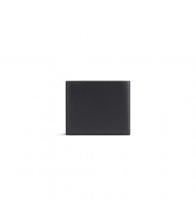 Men's Cash Square Folded Wallet in Black/white