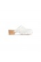 Women ' s Balenciaga ich Scholl Clog Mule White