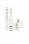 Frauen s Le Cagole Charms-Gürtel-Optic White