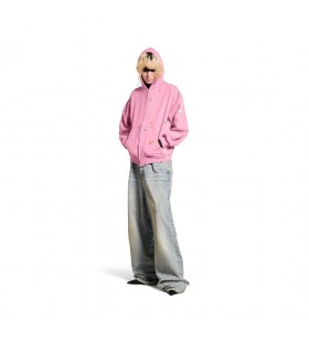 Women ' s Fruchtig-Zip-up Hoodie Regular Fit in Pink