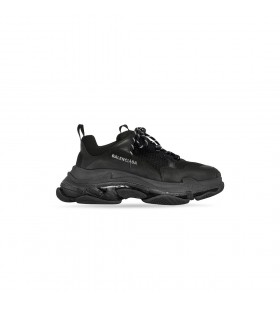 Men ' s Triple S Clear Sole Sneaker in Schwarz