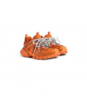 Men ' s Track Trail Schnürsenkel Sneaker in Orange/Grau