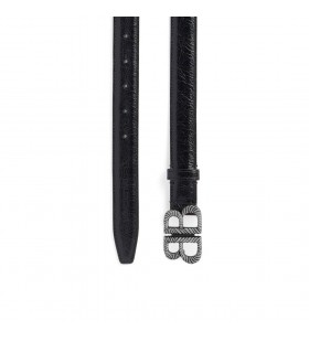 Frauen-Monaco Twist Gürtel in Schwarz