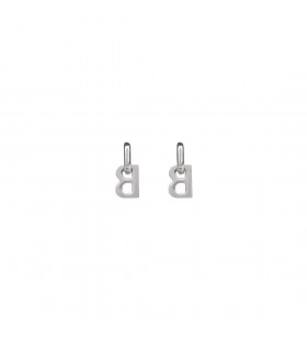 Women ' s B-Kette Xs-Ohrringe in Silber