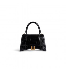 Frauen Sanduhr Handtasche Klein Schwarz