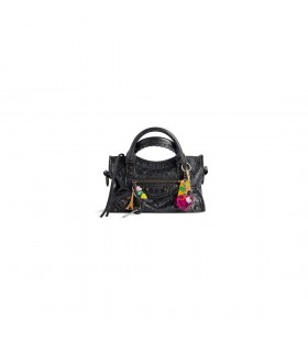 Frauen s Le City Bag Mini Mit Charme in Schwarz