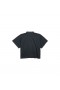 Γυναικών Νανο Bb Cropped T-shirt σε Μαύρο χρώμα Ξεθωριάσει