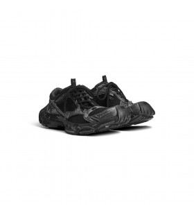 Men's Stapler Sneaker in Black